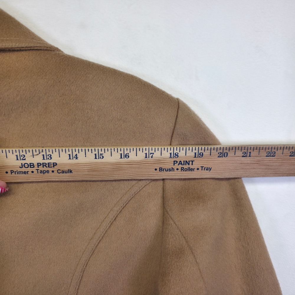 Talbots‎ Pea Coat Women 12P Brown Wool Timeless Preppy Old Money Classic READ - Picture 4 of 16